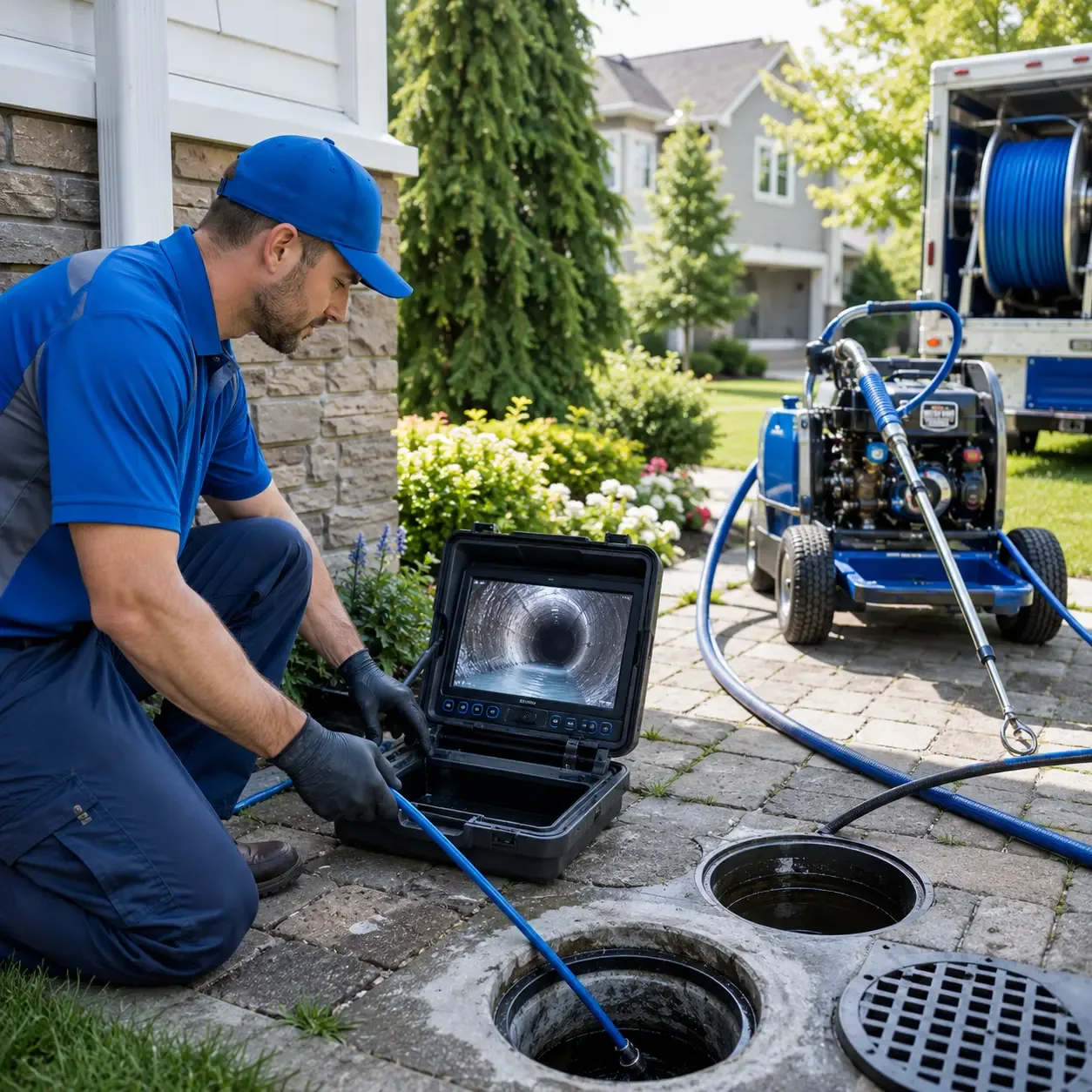 Outdoor drain cleaning professionals serving Old Greenwich, CT